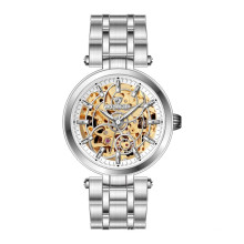 Fashion skeleton women's Mechanical Watch